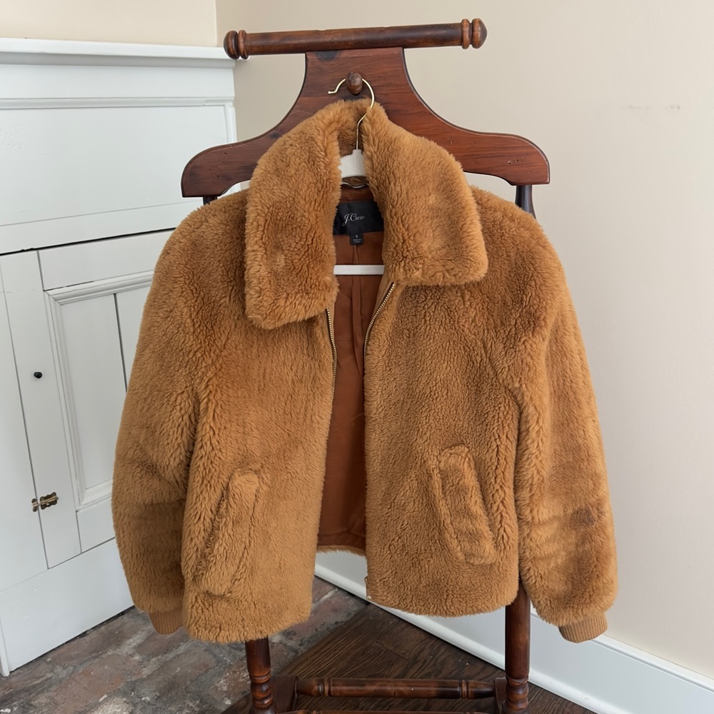 J Crew Teddy Coat